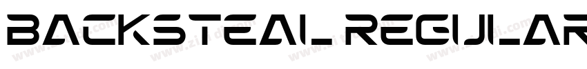 Backsteal Regular字体转换